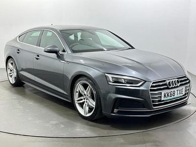 Usado Audi A5 Sportback S-Line 150 HP (110 kW) 2019 Cinzento Citadino