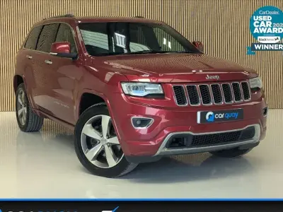 Used Jeep Grand Cherokee Overland 250 HP (183 kW) 2016 Red SUV