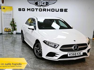 Used Mercedes A180 AMG line 116 HP (85 kW) 2018 White Hatchback