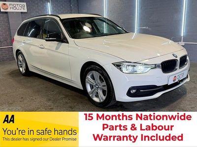 Used BMW 318 Sport Line 2019 White Estate