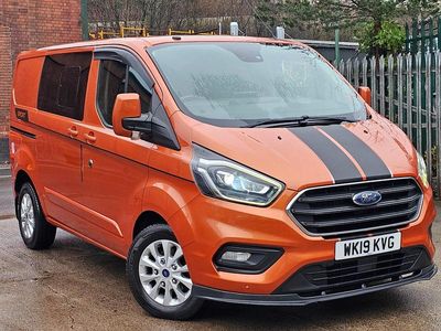 Orange Used 2019 Ford Transit Custom Limited Van | £19,995 (Fair price)