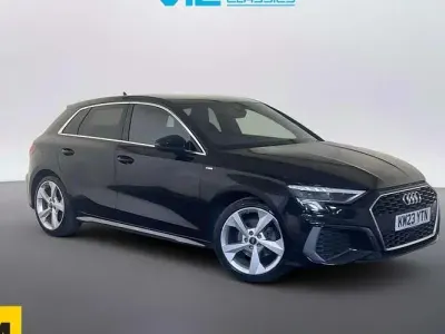 Used Audi A3 Sportback S-Line 150 HP (110 kW) 2023 Black Hatchback