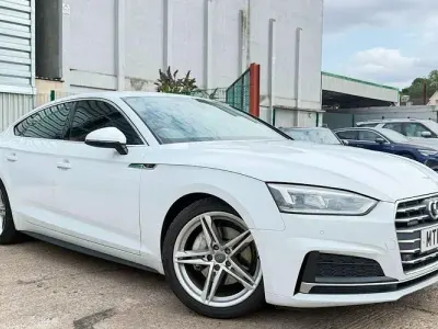 Used Audi A5 Sportback S-Line 218 HP (160 kW) 2017 White Hatchback