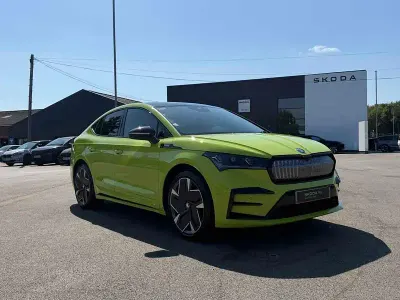 Used Skoda Enyaq iV vRS 219 kW (299 HP) 2023 Hyper green SUV