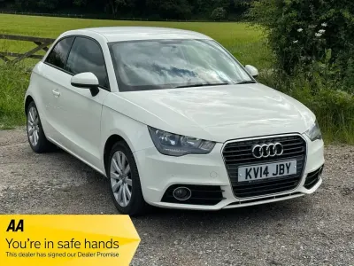 Used Audi A1 Sport 105 HP (77 kW) 2014 White Hatchback