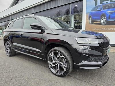 Used Skoda Karoq SportLine 150 HP (110 kW) 2024 Black SUV