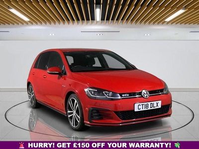 Red Used 2018 VW Golf VII GTD Hatchback | £13,099 (Fair price)