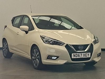 Used Nissan Micra Acenta 90 HP (66 kW) 2018 White Hatchback