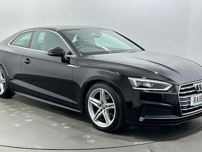 Used Audi A5 S-Line 150 HP (110 kW) 2018 Black Coupe