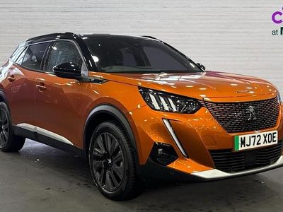 Used Peugeot e-2008 Premium 100 kW (136 HP) 2022 Orange SUV