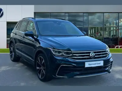 Used VW Tiguan R-line 150 HP (110 kW) 2022 Blue SUV
