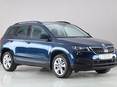 Used Skoda Karoq SE Technology 150 HP (110 kW) 2021 Blue SUV
