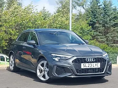 Used Audi A3 S-Line 110 HP (80 kW) 2023 Grey Sedan