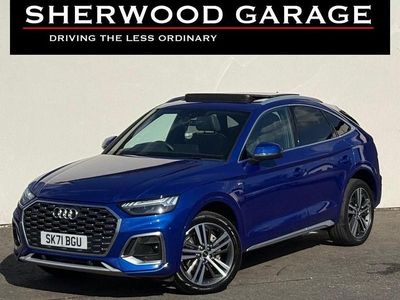 Blue Used 2021 Audi Q5 Sportback S-Line SUV | £29,490 (A bit pricey)