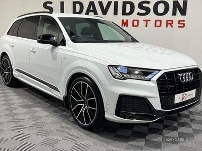 White Used 2021 Audi Q7 S-Line SUV | £33,995 (A bit pricey)