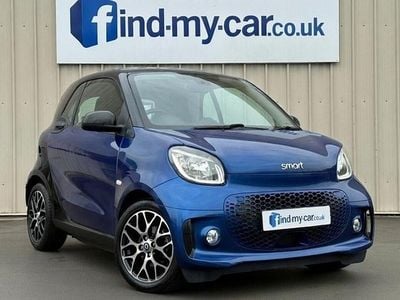 Used Smart ForTwo Electric Drive Exclusive 22 kW (30 HP) 2021 Blue/black Coupe