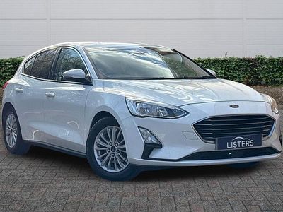 Used Ford Focus Titanium 2019 White Hatchback