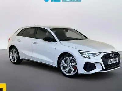 Used Audi A3 Sportback e-tron Competition 245 HP (180 kW) 2021 White Hatchback