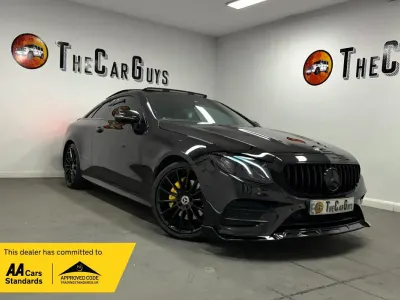 Used Mercedes E220 AMG Line Premium 194 HP (142 kW) 2018 Black Coupe