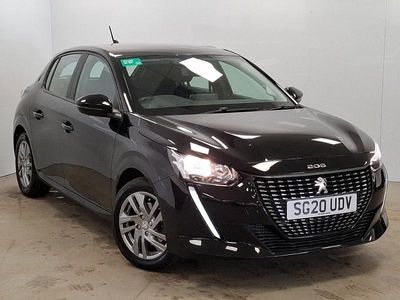 Used Peugeot 208 Active Premium 100 HP (73 kW) 2020 Black Hatchback