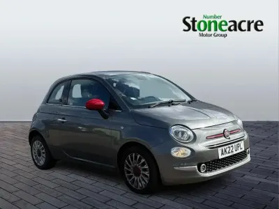 Used Fiat 500 Red 68 HP (50 kW) 2022 Grey Hatchback
