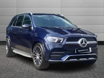 Used Mercedes GLE400 AMG line 325 HP (239 kW) 2022 Blue SUV