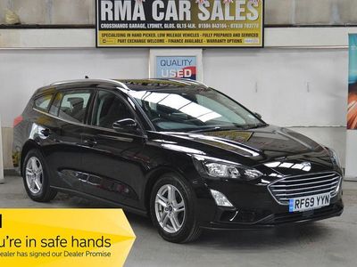 Used Ford Focus Zetec 95 HP (69 kW) 2019 Black Estate