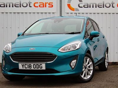 Used Ford Fiesta Titanium 2018 Blue Hatchback