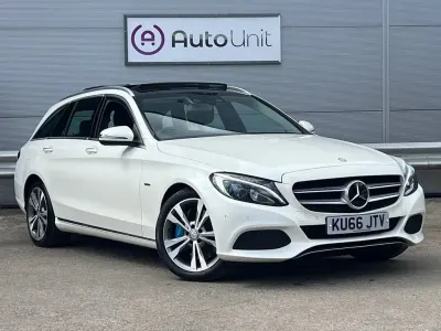Used Mercedes C350e Premium Plus 2016 White Estate