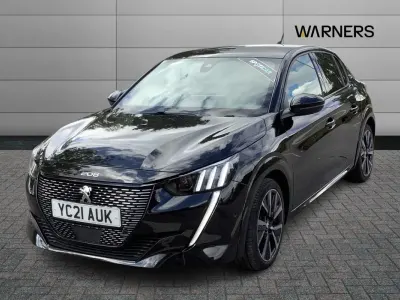 Used Peugeot 208 Premium 99 HP (72 kW) 2021 Black Hatchback