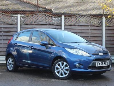 Used Ford Fiesta Zetec 2008 Blue Hatchback