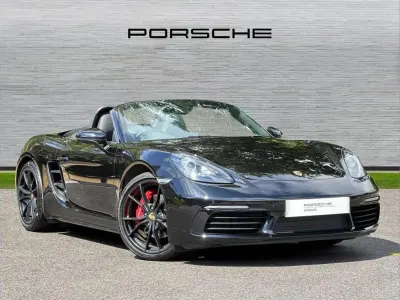 Used Porsche Boxster 344 HP (253 kW) 2018 Black Cabriolet