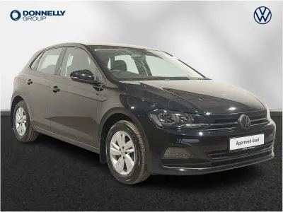 Used VW Polo SE 95 HP (69 kW) 2019 Black Hatchback