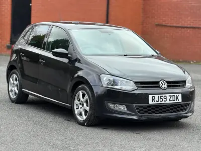 Used VW Polo 70 HP (51 kW) 2009 Black Hatchback