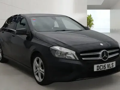 Used Mercedes A180 Sport Edition 109 HP (80 kW) 2015 Obsidian black Hatchback