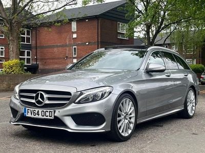 Used Mercedes C220 AMG Line Premium Plus 2014 Silver Estate