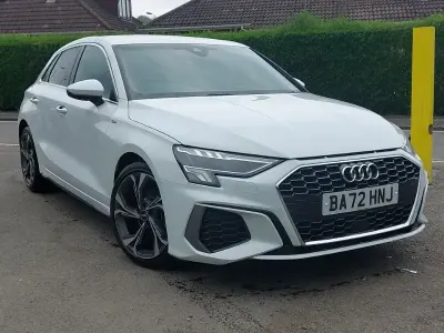 Usado Audi A3 S-Line 110 CV (80 kW) 2023 Blanco Berlina