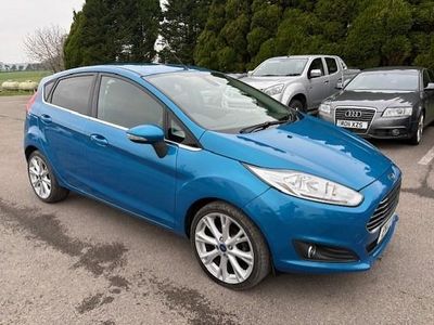 Used Ford Fiesta Titanium 2013 Blue Hatchback