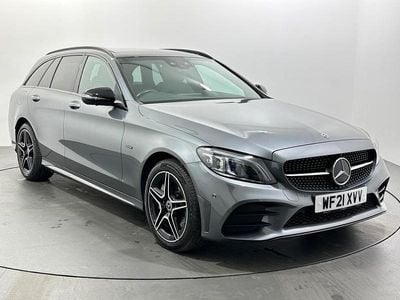 Grey Used 2021 Mercedes C300e AMG line Estate | £19,999 (Fair price)