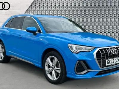 Used Audi Q3 S-Line 190 HP (139 kW) 2022 Blue SUV
