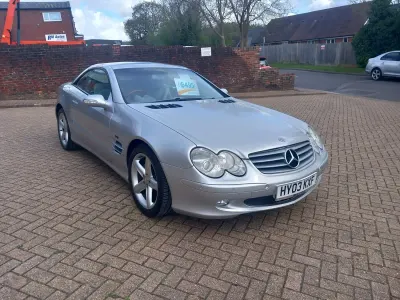 Used Mercedes SL500 306 HP (225 kW) 2003 Silver Cabriolet