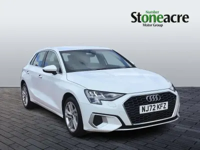 Used Audi A3 Sportback Sport 110 HP (80 kW) 2022 White Hatchback