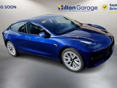 Used Tesla Model 3 Long Range AWD 366 kW (498 HP) 2022 Blue Sedan