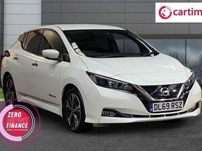 Used Nissan Leaf N-Connecta 110 kW (150 HP) 2019 White Hatchback