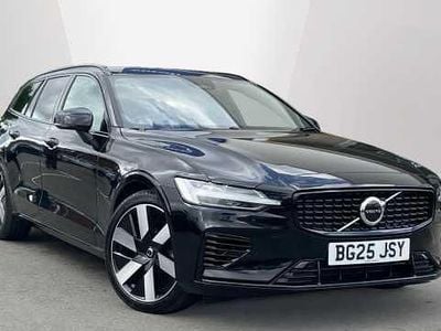 Black Used 2025 Volvo V60 Plus Estate | £39,495 (Expensive)