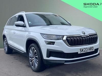 Begagnad Skoda Kodiaq SE L Executive 150 HK (110 kW) 2023 Vit SUV