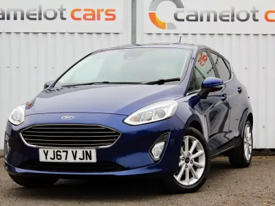 Used Ford Fiesta Titanium 2017 Blue Hatchback