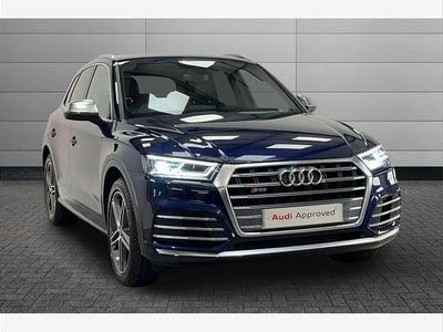 Used Audi SQ5 Design 347 HP (255 kW) 2020 Navarra blue SUV
