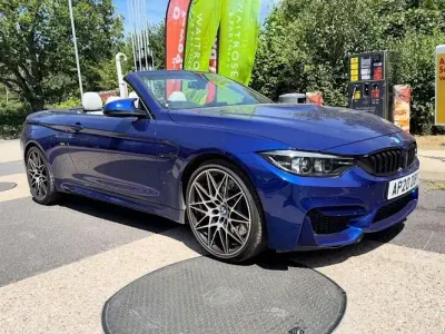 Used BMW M4 Cabriolet Competition Edition 450 HP (330 kW) 2019 Blue Cabriolet