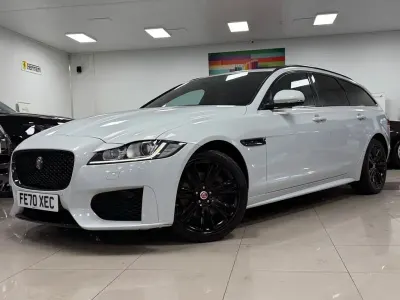 Used Jaguar XF Sportbrake Chequered Flag 180 HP (132 kW) 2020 White Estate